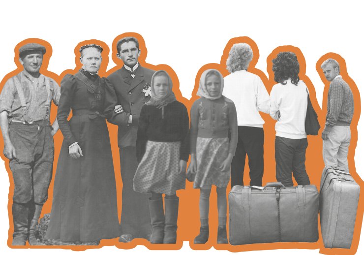 Bild einer russlanddeutschen Familie