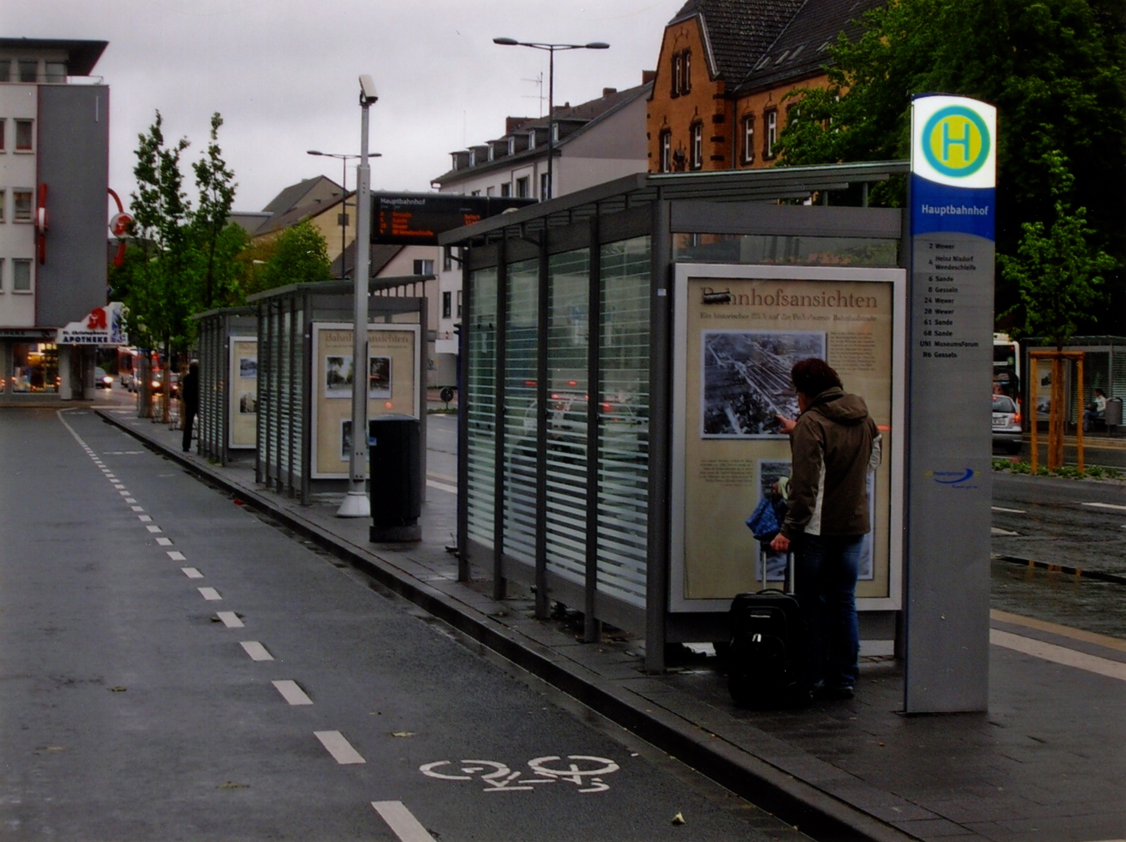 Ausstellungstafeln Bahnhofstraße