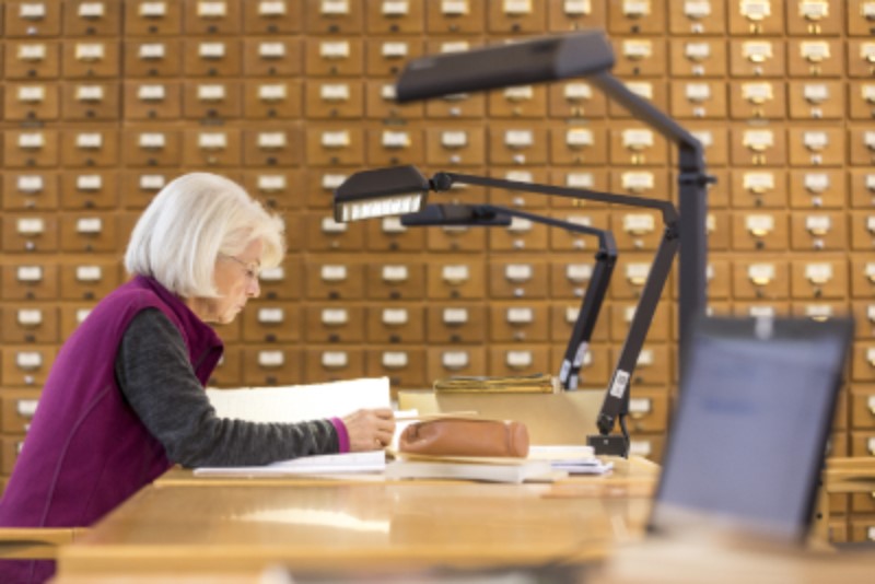 Arbeiten im Lesesaal