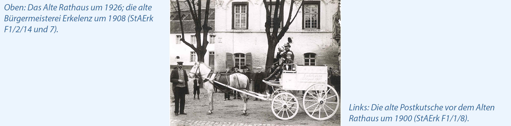 Postkutsche vor dem Alten Rathaus