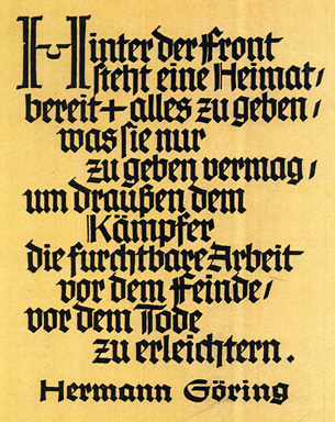 Wochenspruch der NSDAP, Oktober 1939