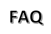 Schriftzug FAQ