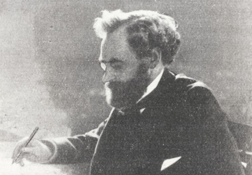Carl Schurz als Journalist am Schreibtisch