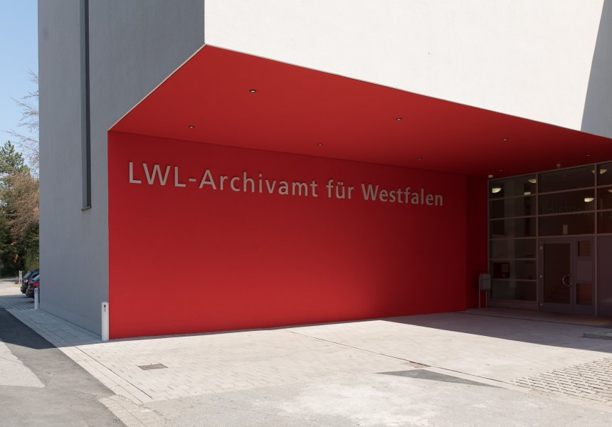 Vordereingang LWL-Archivamt