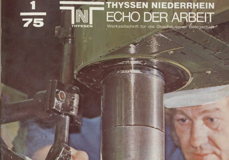 Titel Ausgabe 1.1975 Echo der Arbeit