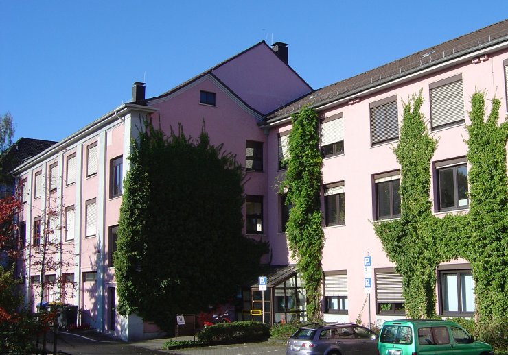 Verwaltungsgebäude und Sitz des Stadtarchivs an der Gasstr. 22b in Solingen