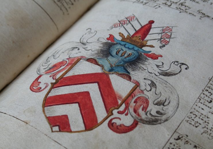 Foto des Wappens der Grafschaft Ravensberg 