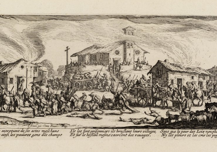Jacques Callot, Pillage et Incendie d' Un Village - 1633.jpg