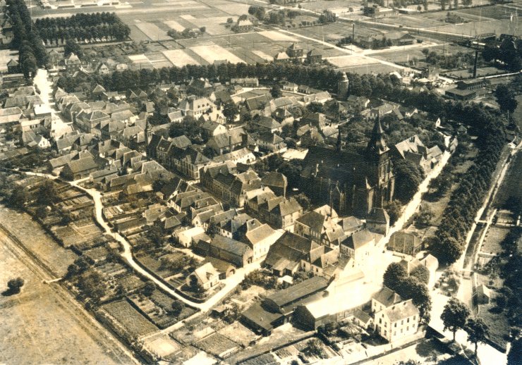 Kranenburg im Luftbild (1937)