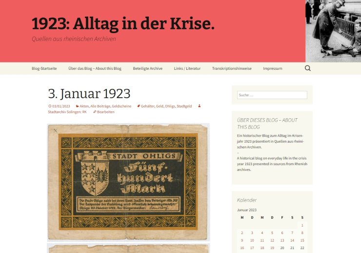 Ausschnitt Blog 1923