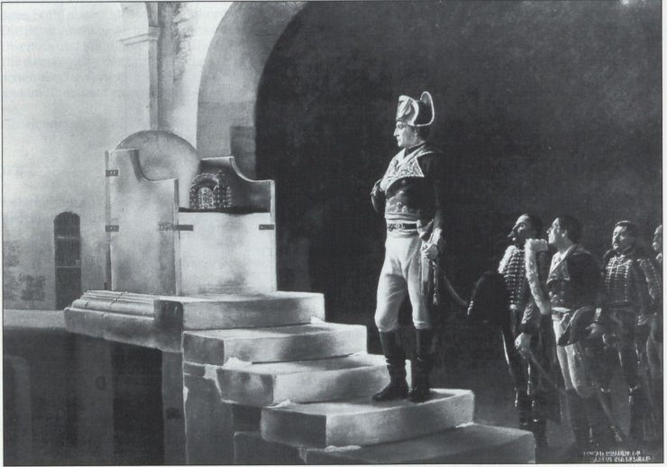 Napoleon vor dem Karlsthron