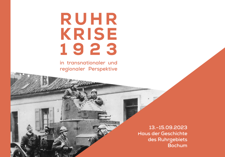 Ruhrkrise Werbeplakat für Tagung