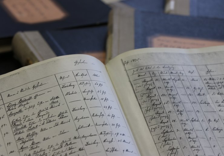 Kirchenbücher im Stadtarchiv Duisburg